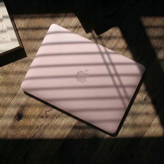 TechProtection Soft MacBook Neo 13 inch hardshell mat blush
