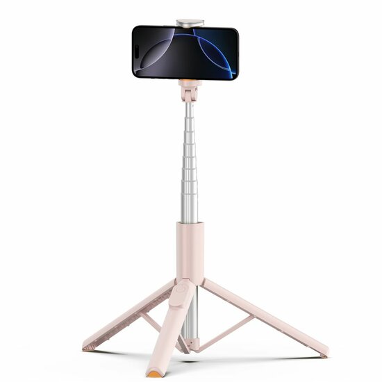 TechProtection Bluetooth Selfie stick / Tripod roze