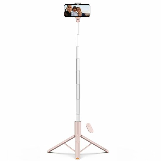 TechProtection Bluetooth Selfie stick / Tripod roze