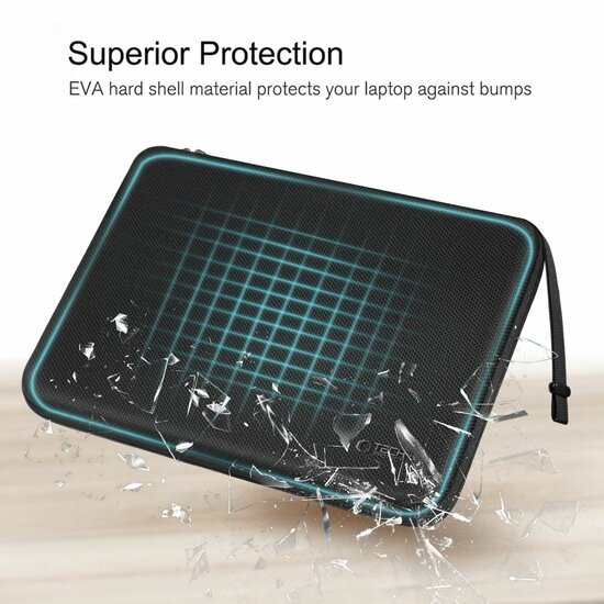 TechProtection Sport MacBook 13 / 14 inch sleeve zwart