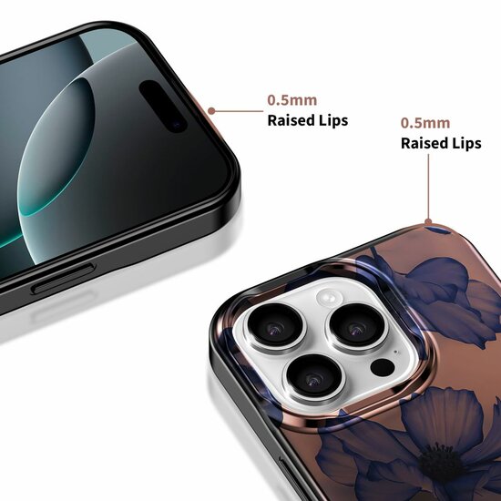 TechProtection MagSafe iPhone 16 Pro hoesje velvet night