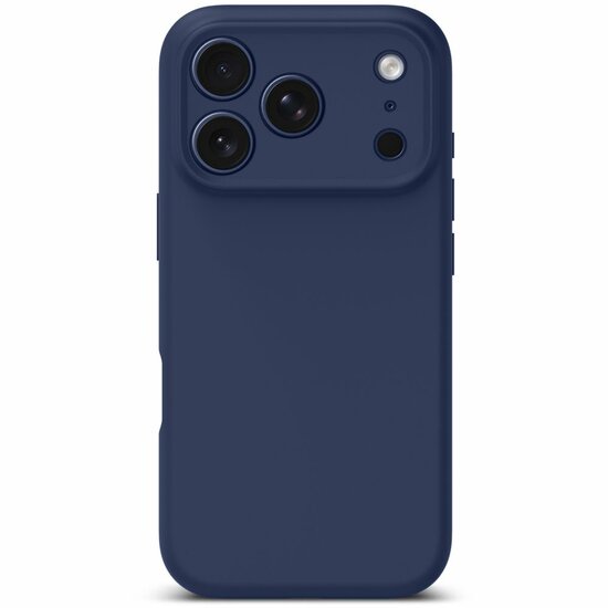TechProtection Silicone MagSafe iPhone 17 Pro hoesje blauw