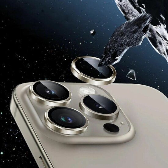 TechProtection iPhone 17 camera ring beschermer zwart