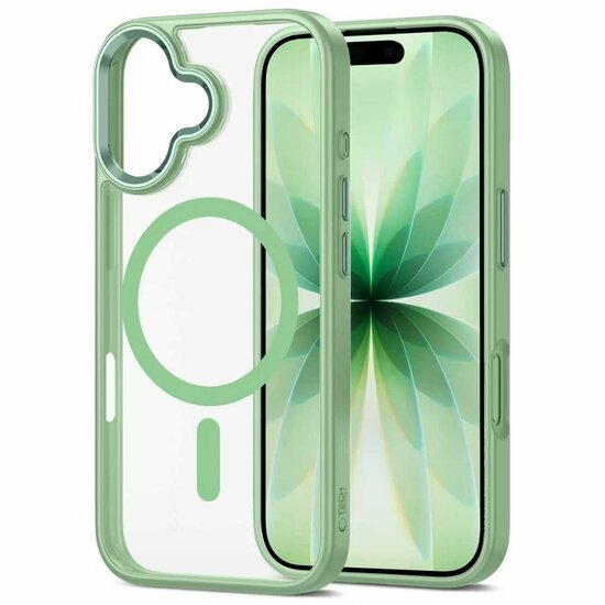 TechProtection MagSafe iPhone 17 hoesje sage groen