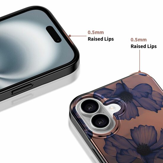 TechProtection MagSafe iPhone 16 hoesje velvet night