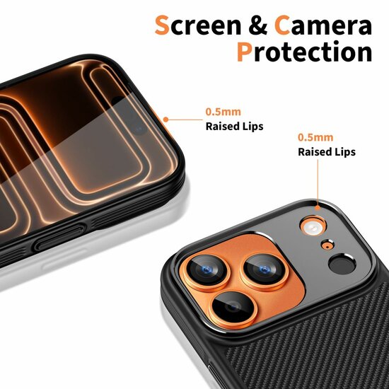 TechProtection Kevlar Aramid MagSafe iPhone 17 Pro hoesje