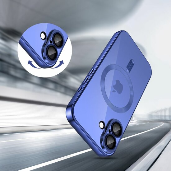 TechProtection MagFlex iPhone 17 hoesje blauw