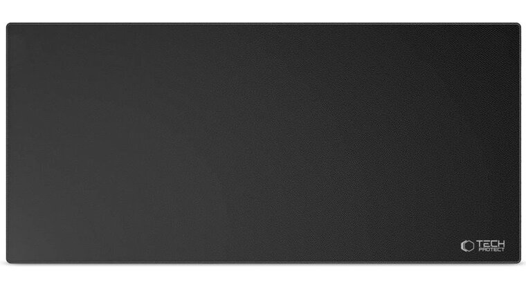 TechProtection universele XXL bureaumat 100 x 50 cm zwart