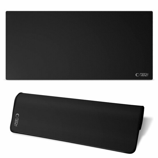 TechProtection universele XXL bureaumat 100 x 50 cm zwart