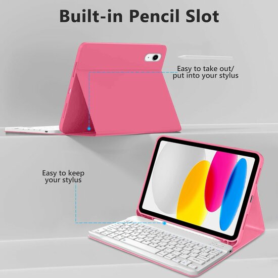 TechProtection KeyBoard iPad 2025 11 inch / 2022 10,9 inch toetsenbordhoesje magneta