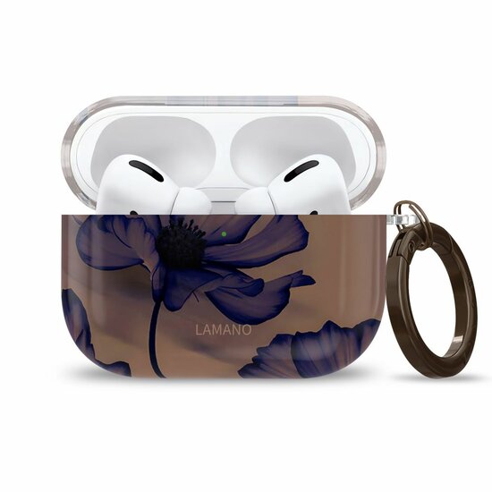 TechProtection Design AirPods Pro 3 hoesje velvet night