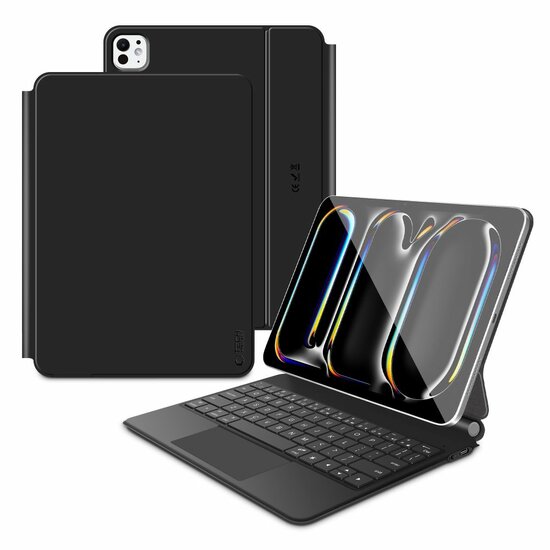 TechProtection Smartcase iPad Pro 11 inch&nbsp;toetsenbordhoesje zwart