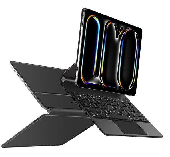 TechProtection Smartcase iPad Pro 13 inch&nbsp;toetsenbordhoesje zwart