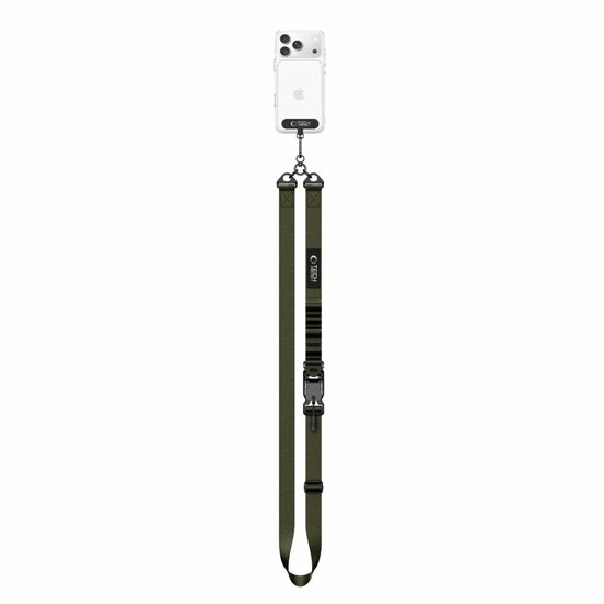 TechProtection Crossbody draagkoord voor elke telefoon groen