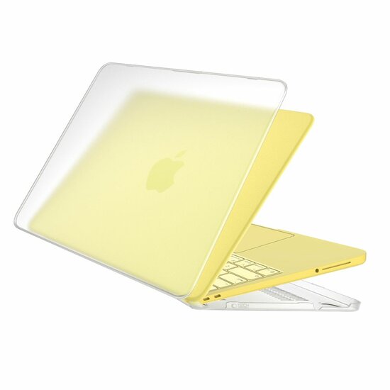 TechProtection Smart MacBook Neo 13 inch hardshell mat transparant