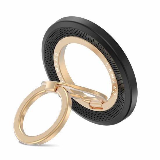 TechProtection MagSafe Ring stand zwart goud