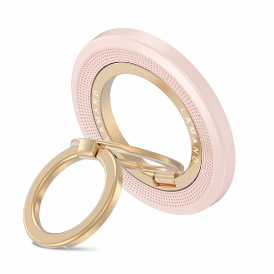 TechProtection MagSafe Ring stand roze goud