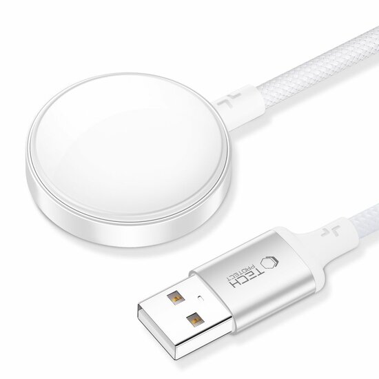TechProtection UltraBoost Apple Watch USB-A oplaadkabel 100 cm
