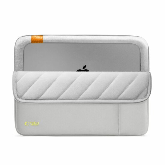TechProtection Defender MacBook 13 / 14 inch sleeve grijs