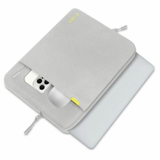TechProtection Defender MacBook 15 / 16 inch sleeve grijs