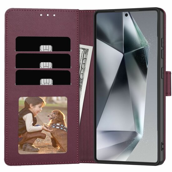 TechProtection Wallet Galaxy A56 hoesje paars