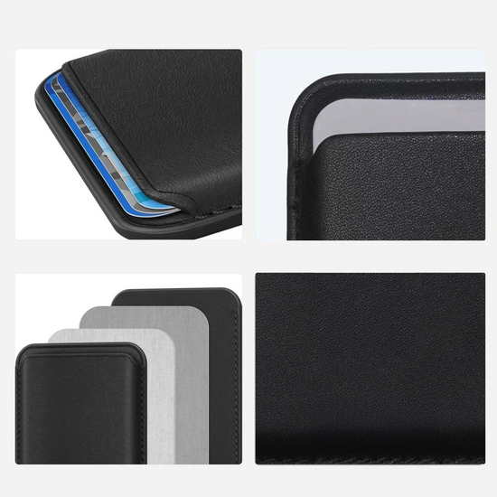 TechProtection MagSafe wallet portemonnee hoesje carbon