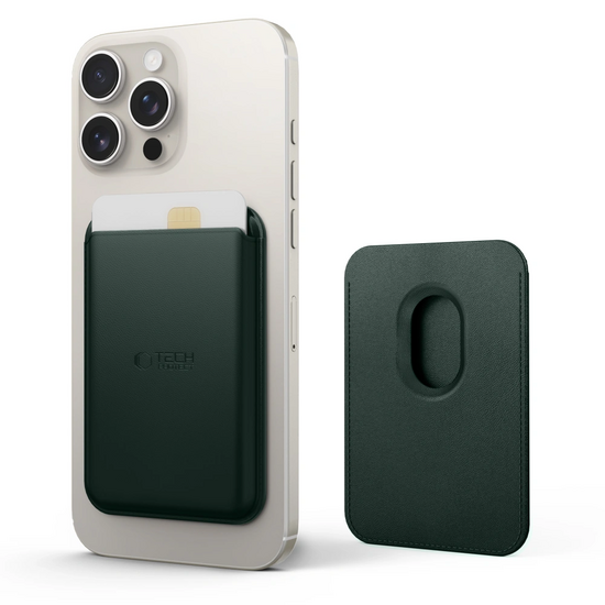 TechProtection MagSafe wallet portemonnee hoesje khaki