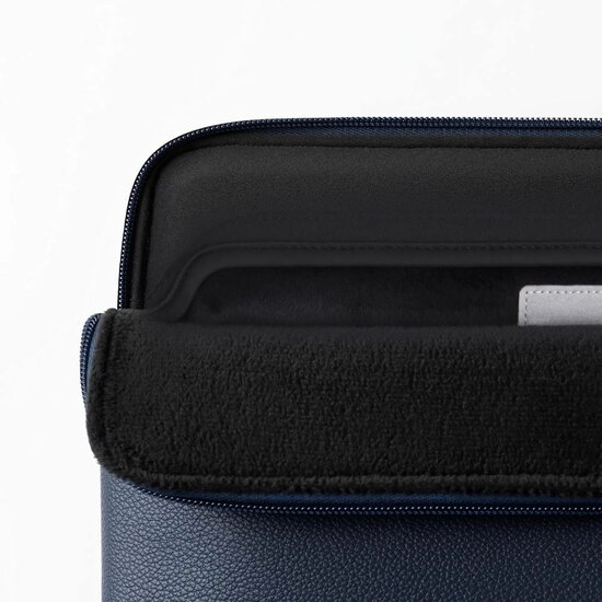 TechProtection Fleece MacBook 13 / 14 inch sleeve navy