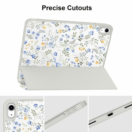TechProtection Pencil iPad 2025 / 2022&nbsp;hoesje flowers
