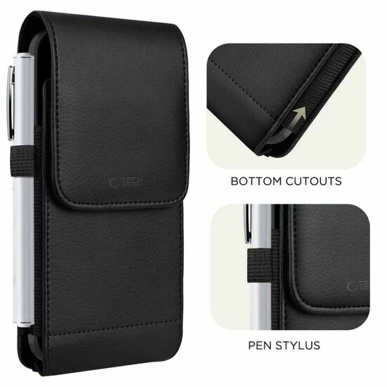 TechProtection universele 5,8 tot 6,9 inch holster met riemclip