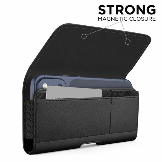 TechProtection universele 5,8 tot 6,9 inch horziontale holster met riemclip