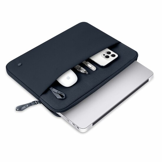 TechProtection Zipper MacBook 15 / 16 sleeve navy