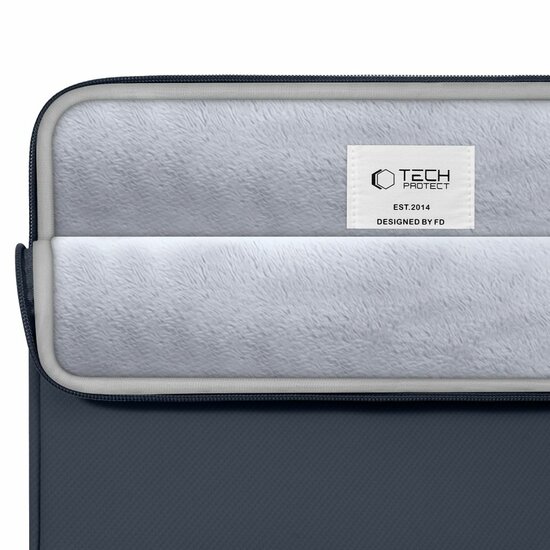 TechProtection Zipper MacBook 15 / 16 sleeve navy