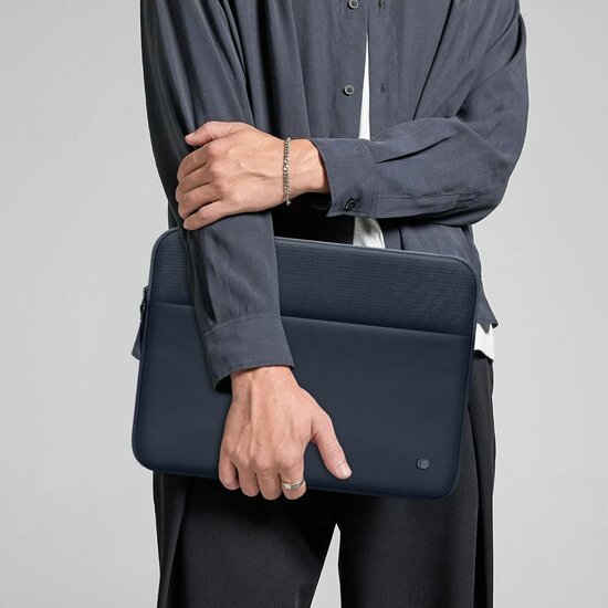 TechProtection Zipper MacBook 15 / 16 sleeve navy