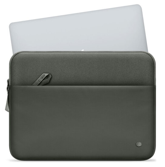 TechProtection Zipper MacBook 15 / 16 sleeve groen