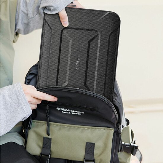 TechProtection Ranger MacBook 13 / 14 inch sleeve zwart