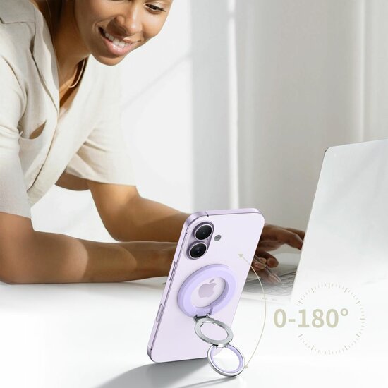 TechProtection MagSafe Ring stand mauve