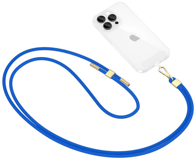 TechProtection universeel draagkoord voor elke telefoon cobalt / goud