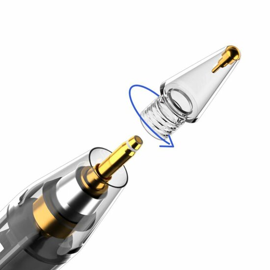 TechProtection Active 3 Magnetic Stylus Pen voor iPad doorzichtig