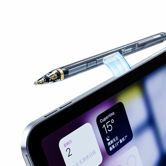 TechProtection Active 3 Magnetic Stylus Pen voor iPad doorzichtig