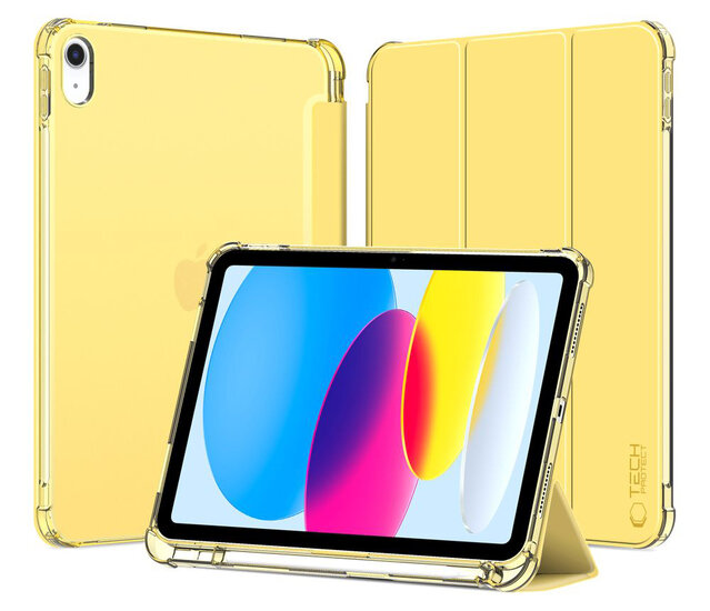 TechProtection Pencil Hybrid iPad 2022&nbsp;10,9 inch hoesje geel