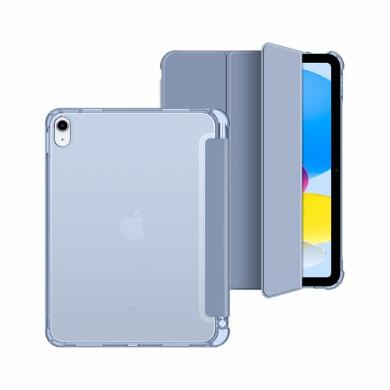 TechProtection Pencil Hybrid iPad 2022&nbsp;10,9 inch hoesje grijsblauw
