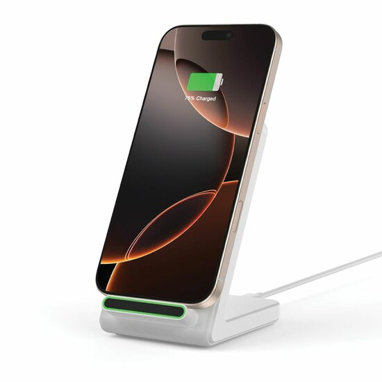 TechProtection Classic stand draadloze oplader wit