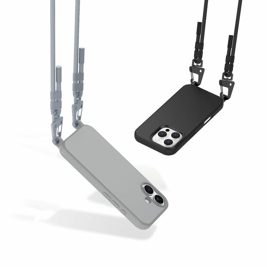 Tech Protection MagSafe iPhone 13 mini hoesje met koord grijs