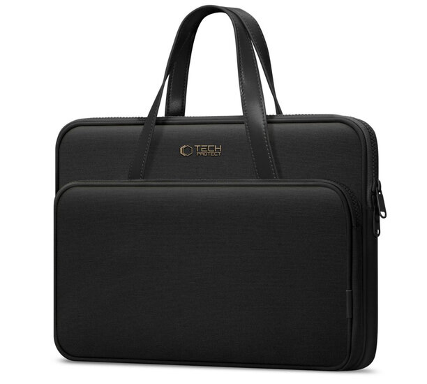 TechProtection Carrying MacBook 15 / 16 inch laptoptas zwart