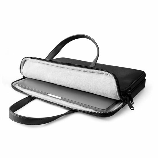 TechProtection Carrying MacBook 15 / 16 inch laptoptas zwart