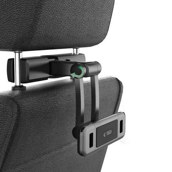TechProtection uittrekbare hoofdsteun tablet houder