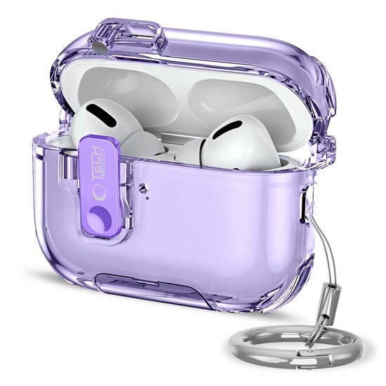 TechProtection Bounce AirPods Pro 3 hoesje lavender