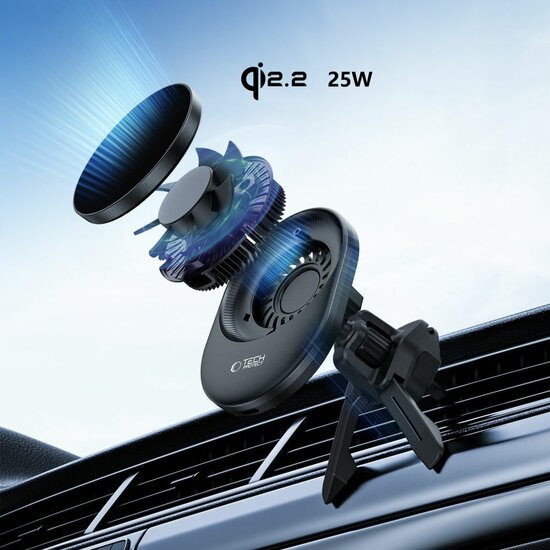 TechProtection DriveDock Qi2.2 MagSafe autohouder