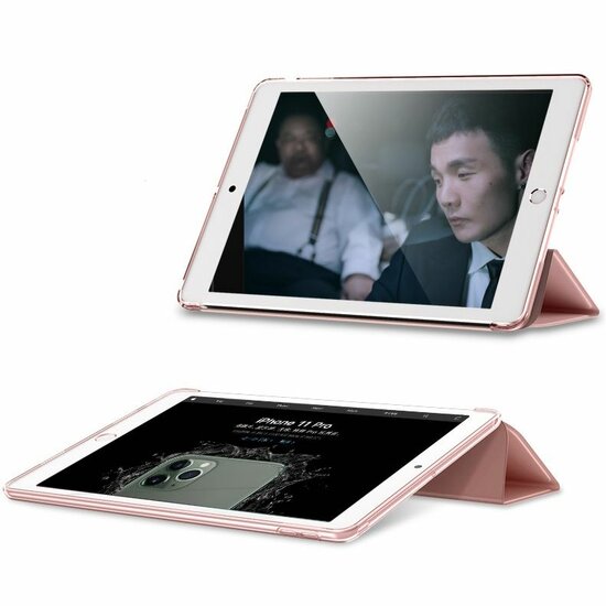 TechProtection Smart iPad 2021 / 2020 / 2019 10,2-Zoll-H&uuml;lle Schwarz